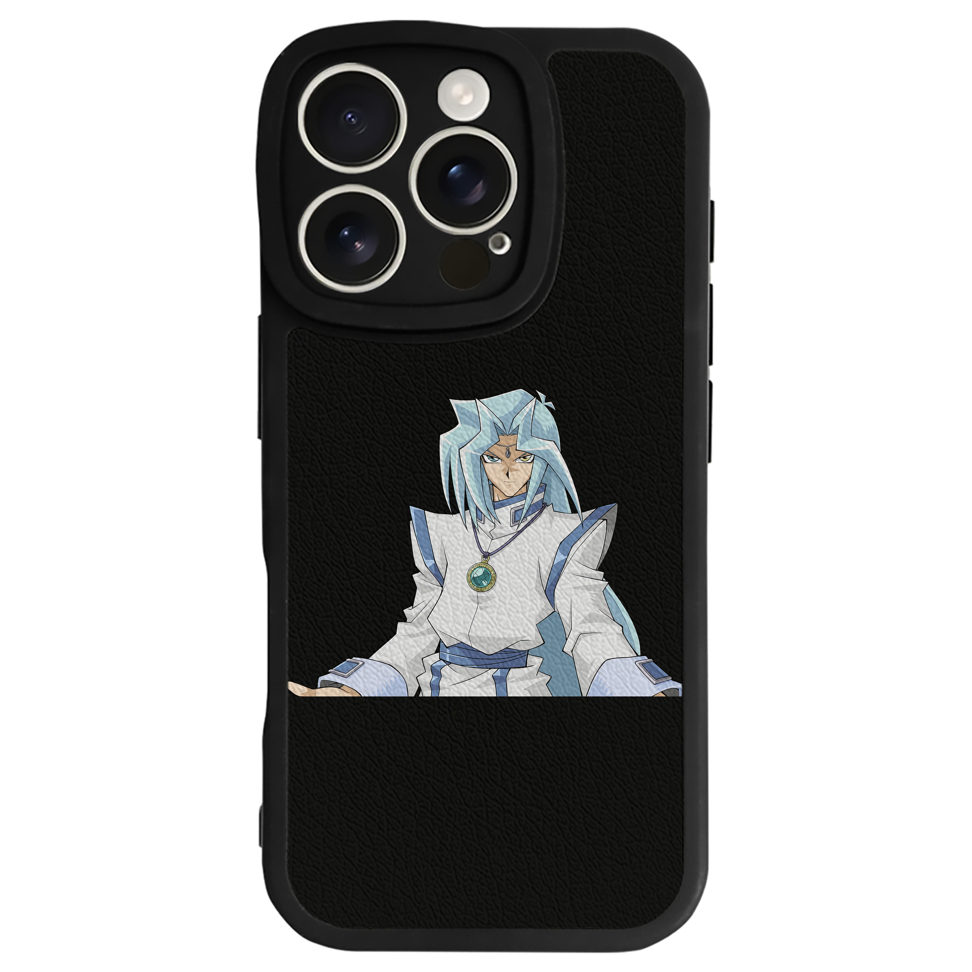 （画像用） 遊☆戯☆王 Yu-Gi-Oh! 【iPhone 16シリーズ対応】シリコンスマホケース（レザー調） 材質：シリコン